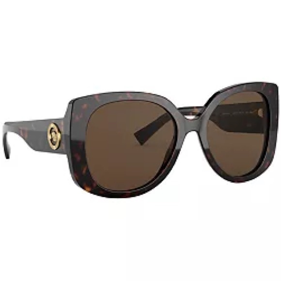 Versace Accessories - Versace VE4387 Sunglasses - LIKE NEW/NO SCRATCHES - Dark Havana/Brown
